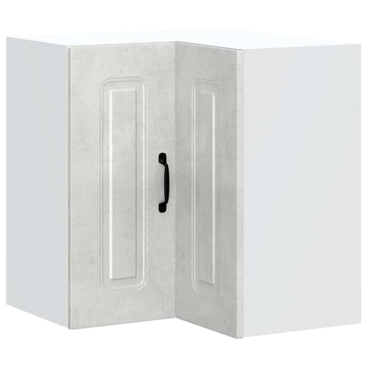 Kitchen Wall Corner Cabinet "Kalmar" Concrete Grey