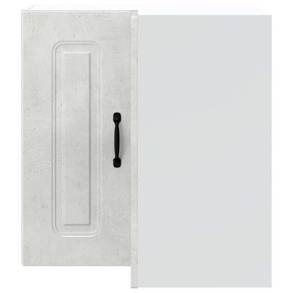 Kitchen Wall Corner Cabinet Kalmar Concrete Grey Engineered Wood