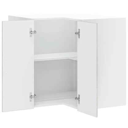 Kitchen Wall Corner Cabinet "Kalmar" Concrete Grey