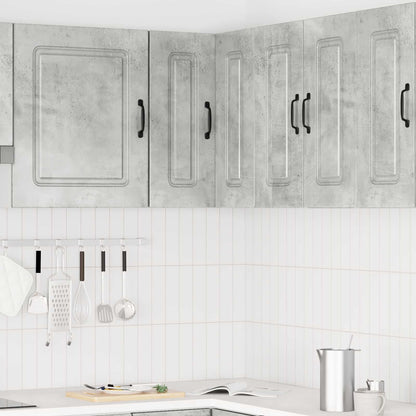 Kitchen Wall Corner Cabinet "Kalmar" Concrete Grey