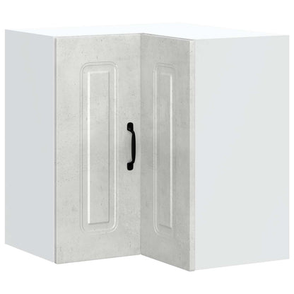 Kitchen Wall Corner Cabinet "Kalmar" Concrete Grey