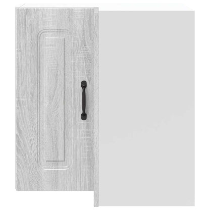 Kitchen Wall Corner Cabinet "Kalmar" Grey Sonoma Engineered Wood