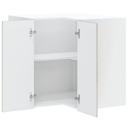 Kitchen Wall Corner Cabinet "Kalmar" Grey Sonoma Engineered Wood