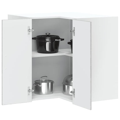 Kitchen Wall Corner Cabinet "Kalmar" Grey Sonoma Engineered Wood