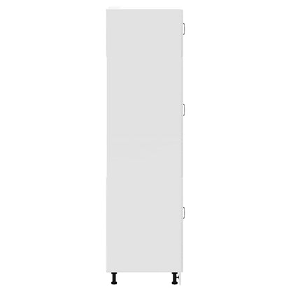 Kitchen Cupboard "Kalmar" High Gloss White Engineered Wood