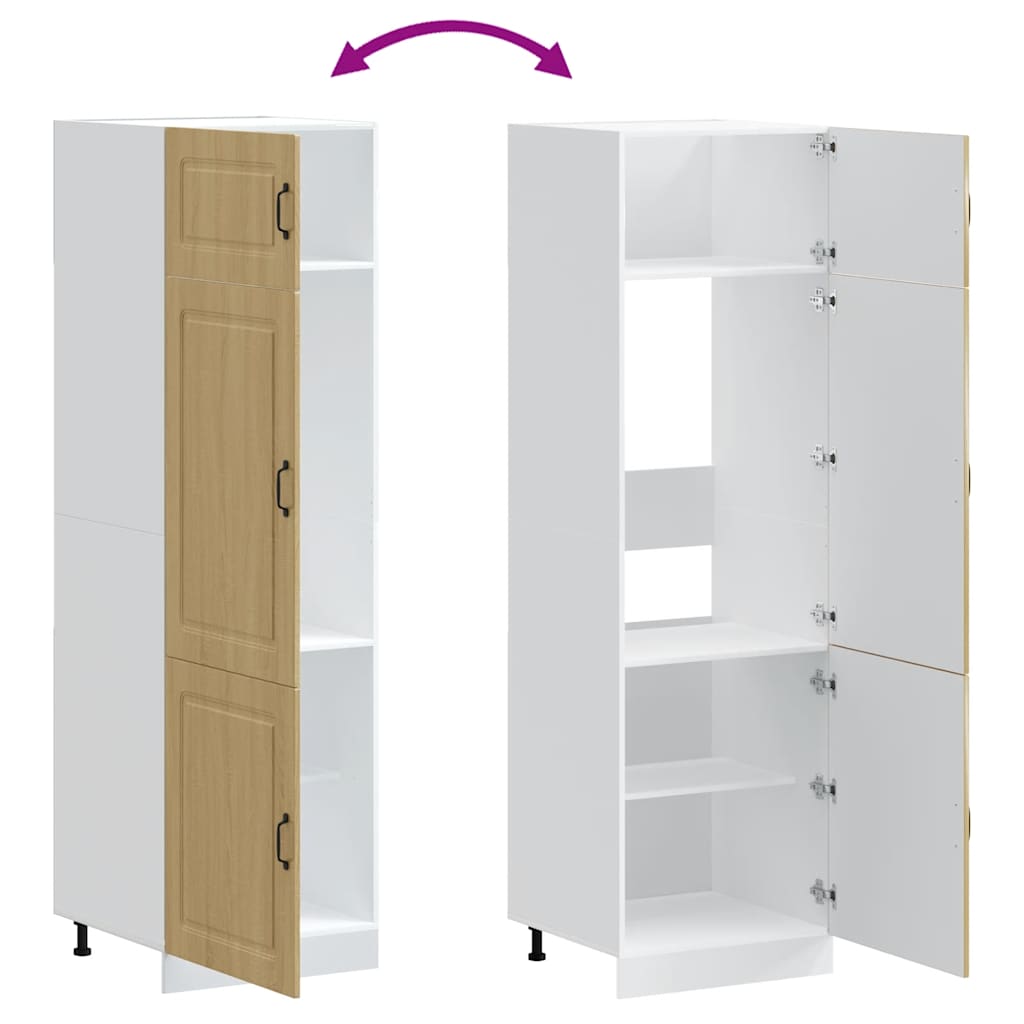 Kitchen Cupboard "Kalmar" Sonoma Oak Engineered Wood