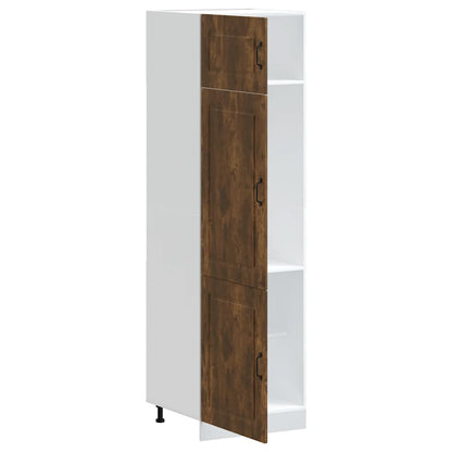 Kitchen Cupboard "Kalmar" Smoked Oak Engineered Wood