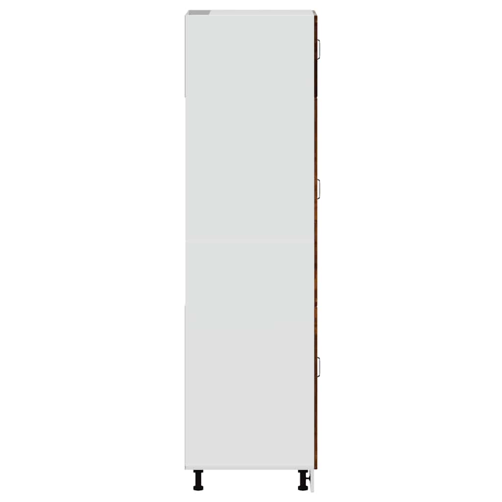 Kitchen Cupboard "Kalmar" Smoked Oak Engineered Wood