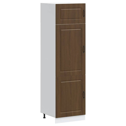 Kitchen Cupboard "Kalmar" Brown Oak Engineered Wood
