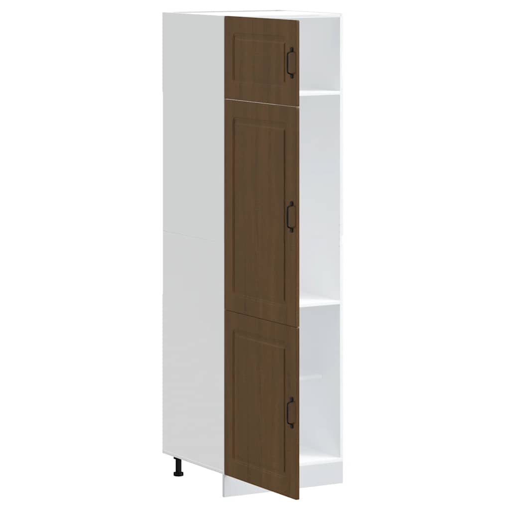 Kitchen Cupboard "Kalmar" Brown Oak Engineered Wood