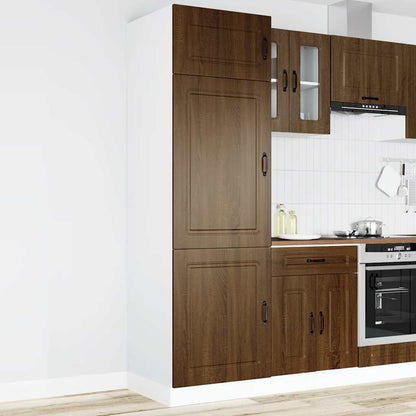 Kitchen Cupboard "Kalmar" Brown Oak Engineered Wood
