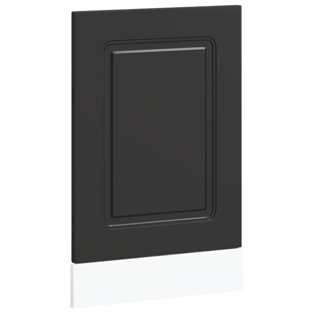 Dishwasher Panel Kalmar Black 45x1.5x57 cm Engineered Wood