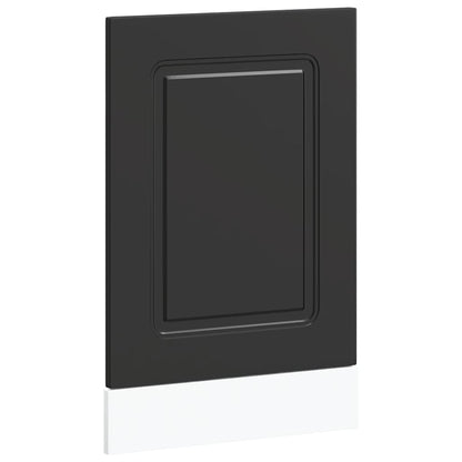 Dishwasher Panel Kalmar Black 45x1.5x57 cm Engineered Wood