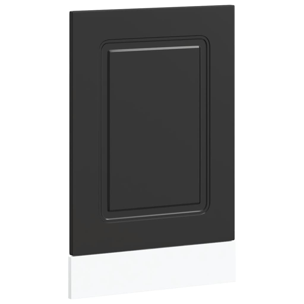 Dishwasher Panel Kalmar Black 45x1.5x57 cm Engineered Wood