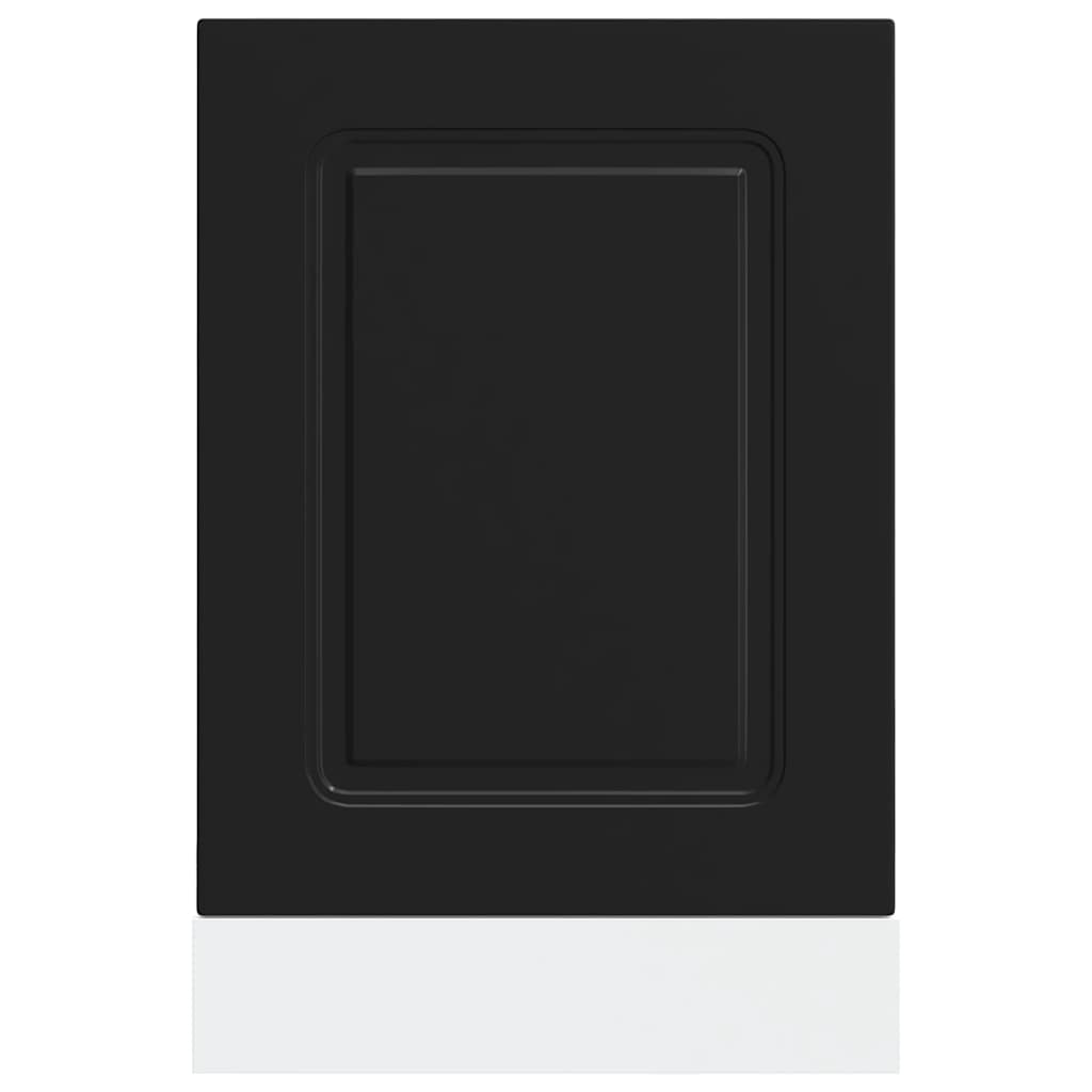 Dishwasher Panel Kalmar Black 45x1.5x57 cm Engineered Wood