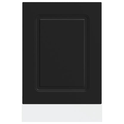 Dishwasher Panel Kalmar Black 45x1.5x57 cm Engineered Wood