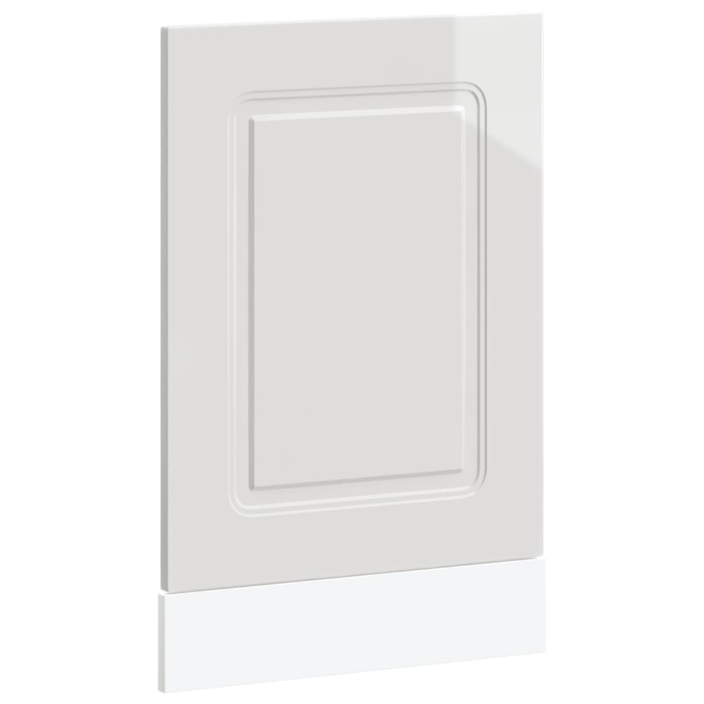 Dishwasher Panel Kalmar High Gloss White 45x1.5x57 cm Engineered Wood