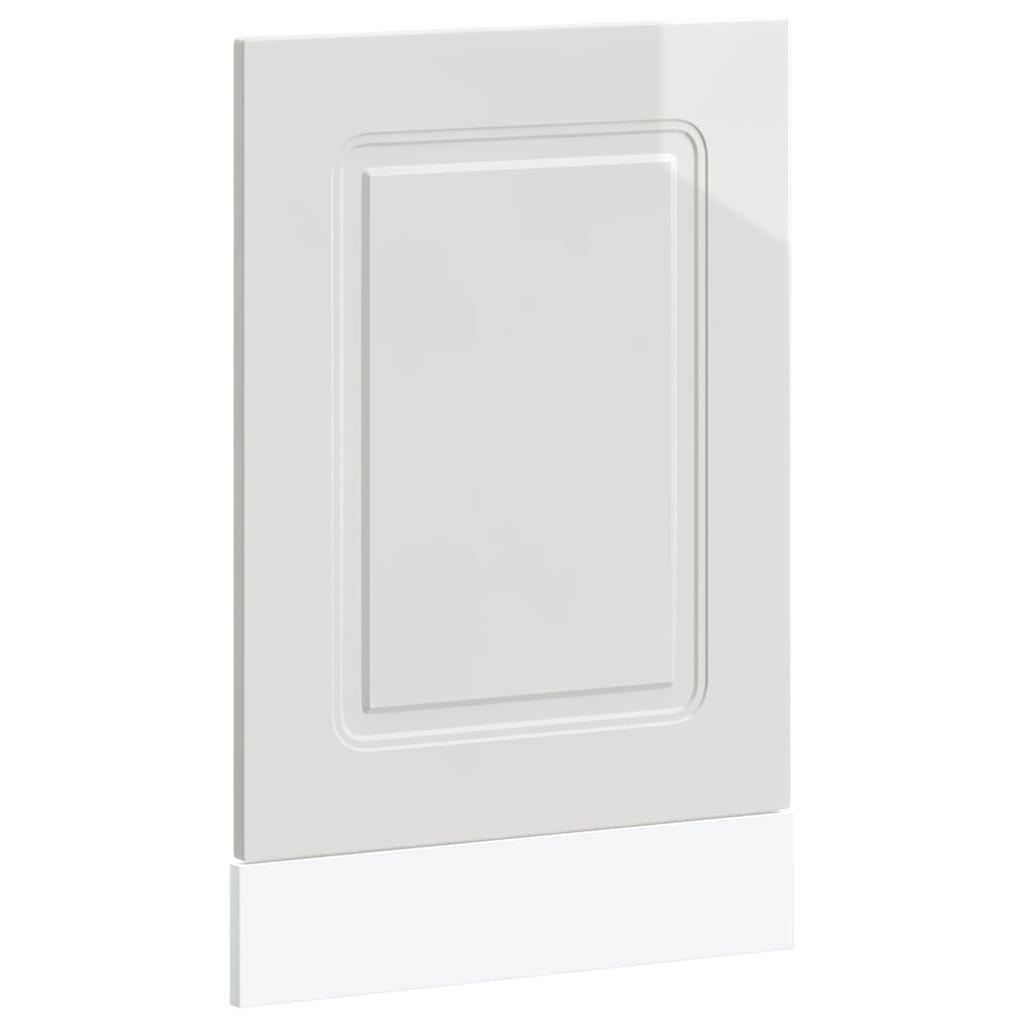 Dishwasher Panel Kalmar High Gloss White 45x1.5x57 cm Engineered Wood
