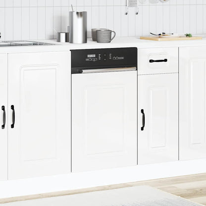 Dishwasher Panel Kalmar High Gloss White 45x1.5x57 cm Engineered Wood