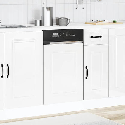 Dishwasher Panel Kalmar High Gloss White 45x1.5x57 cm Engineered Wood