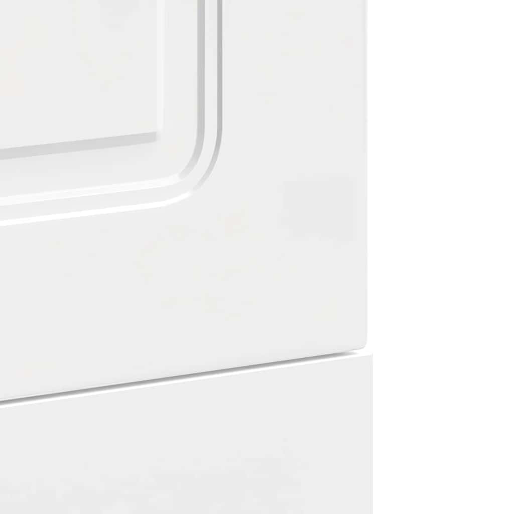Dishwasher Panel Kalmar High Gloss White 45x1.5x57 cm Engineered Wood