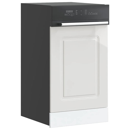 Dishwasher Panel Kalmar High Gloss White 45x1.5x57 cm Engineered Wood