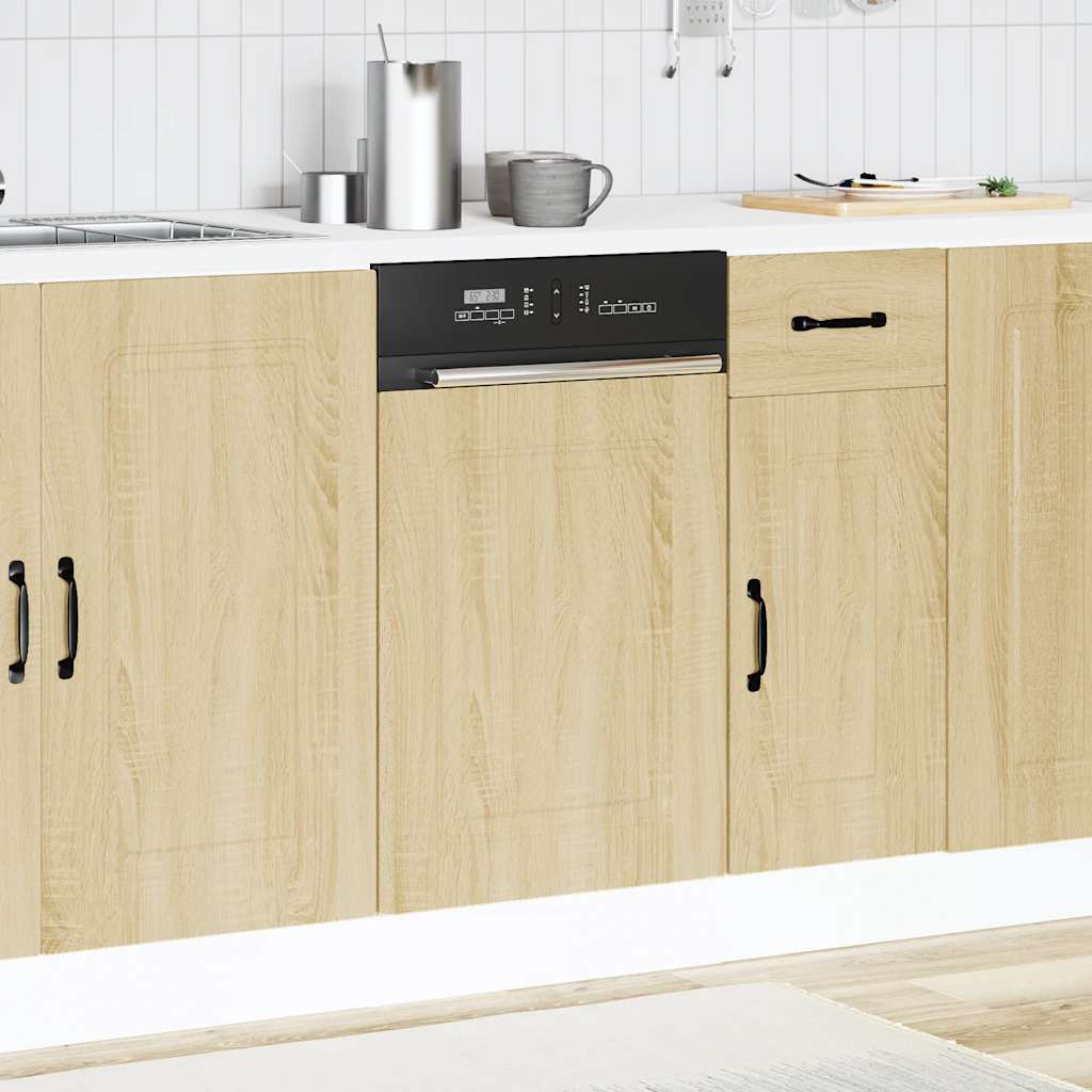 Dishwasher Panel Kalmar Sonoma Oak 45x1.5x57 cm Engineered Wood