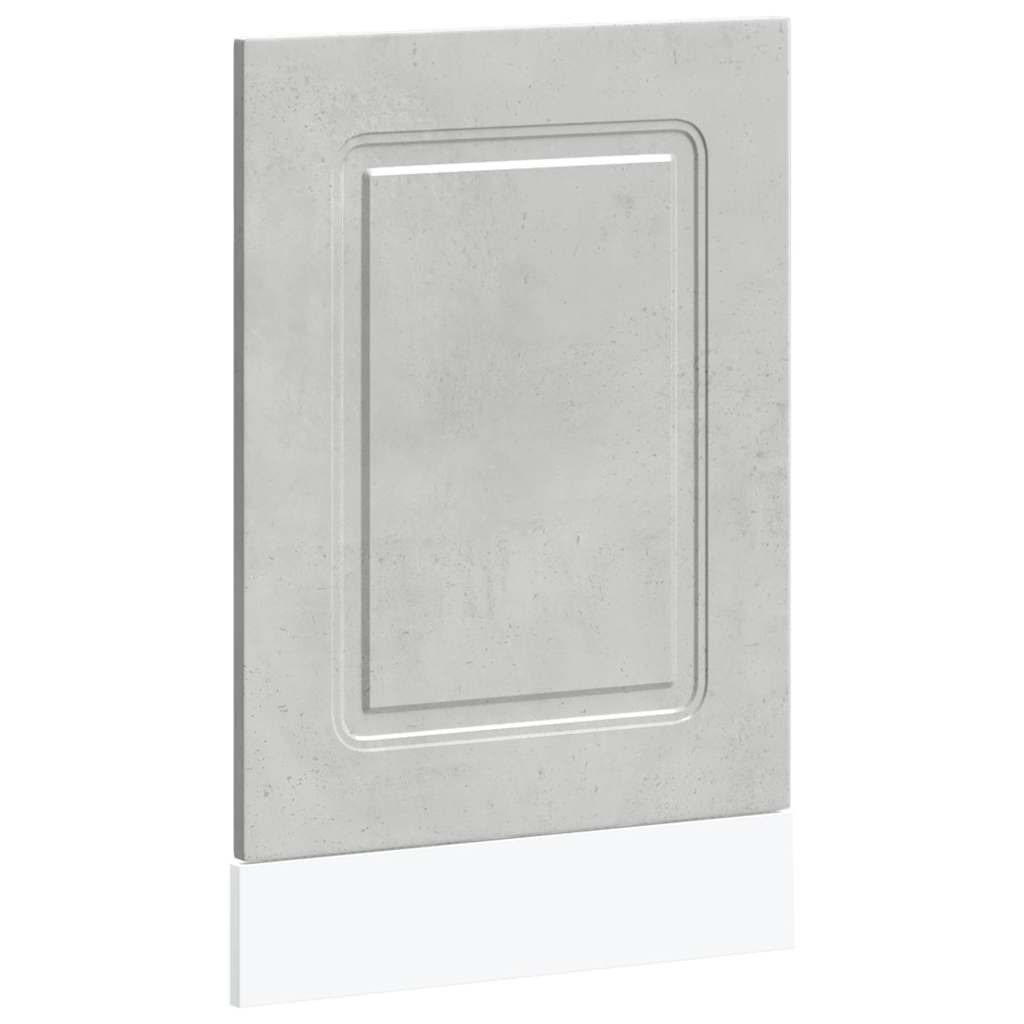 Dishwasher Panel Kalmar Concrete Grey 45x1.5x57 cm Engineered Wood