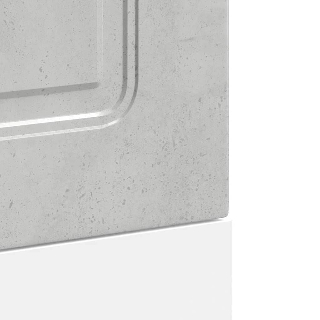 Dishwasher Panel Kalmar Concrete Grey 45x1.5x57 cm Engineered Wood