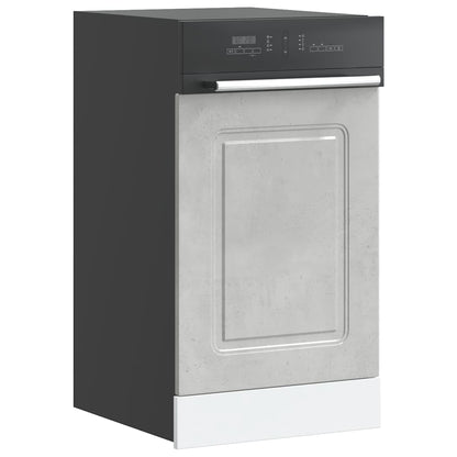 Dishwasher Panel Kalmar Concrete Grey 45x1.5x57 cm Engineered Wood