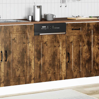 Dishwasher Panel Kalmar Smoked Oak 45x1.5x57 cm Engineered Wood