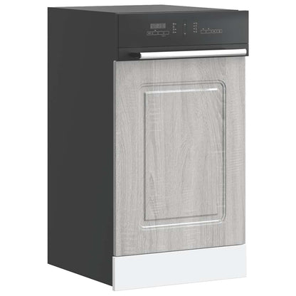 Dishwasher Panel Kalmar Grey Sonoma 45x1.5x57 cm Engineered Wood