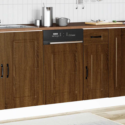 Dishwasher Panel Kalmar Brown Oak 45x1.5x57 cm Engineered Wood