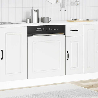 Dishwasher Panel Kalmar White 60x1.5x57 cm Engineered Wood