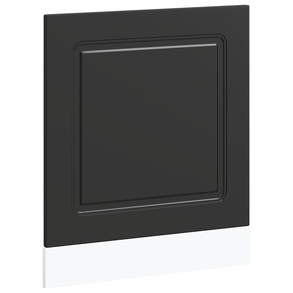 Dishwasher Panel Kalmar Black 60x1.5x57 cm Engineered Wood