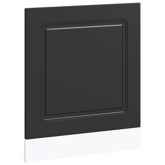 Dishwasher Panel Kalmar Black 60x1.5x57 cm Engineered Wood