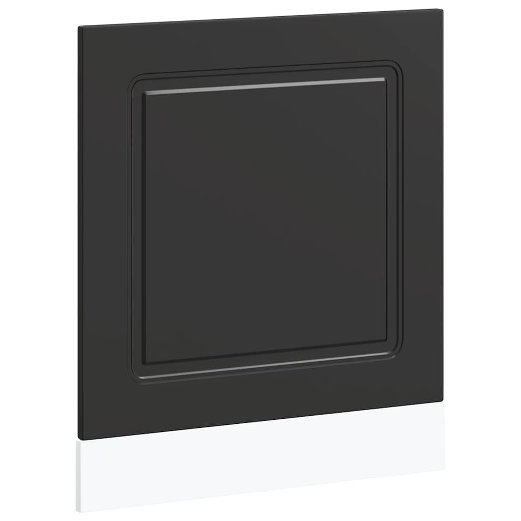 Dishwasher Panel Kalmar Black 60x1.5x57 cm Engineered Wood