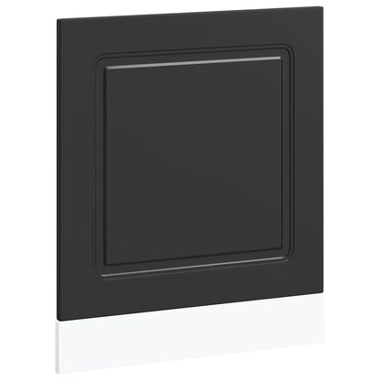 Dishwasher Panel Kalmar Black 60x1.5x57 cm Engineered Wood