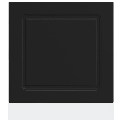 Dishwasher Panel Kalmar Black 60x1.5x57 cm Engineered Wood