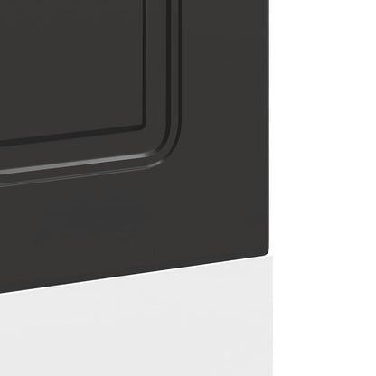 Dishwasher Panel Kalmar Black 60x1.5x57 cm Engineered Wood