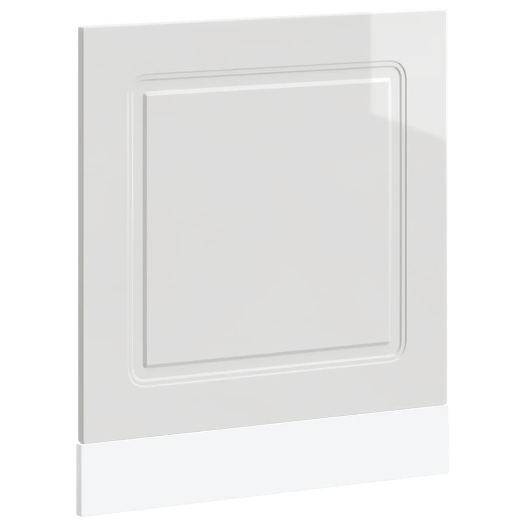 Dishwasher Panel Kalmar High Gloss White 60x1.5x57 cm Engineered Wood