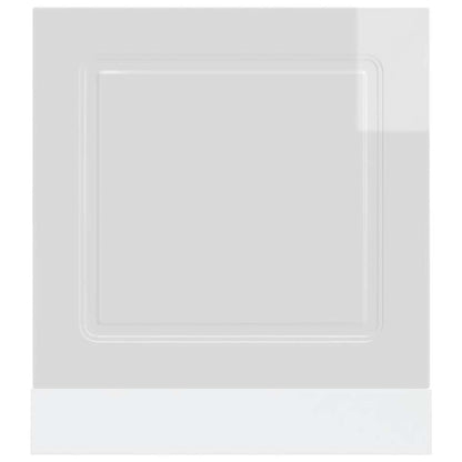 Dishwasher Panel Kalmar High Gloss White 60x1.5x57 cm Engineered Wood