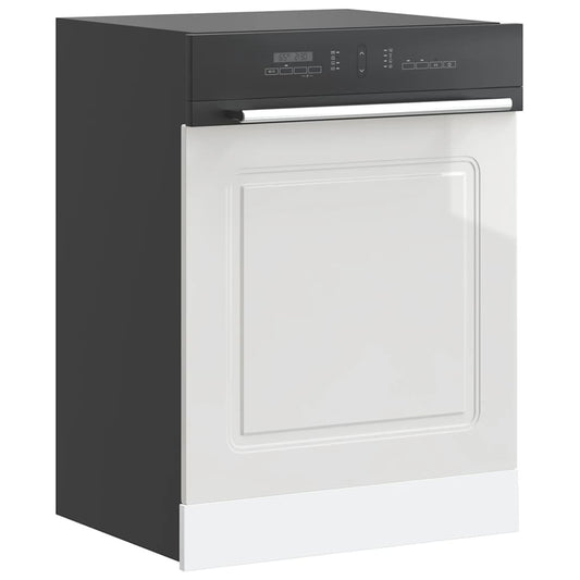 Dishwasher Panel Kalmar High Gloss White 60x1.5x57 cm Engineered Wood