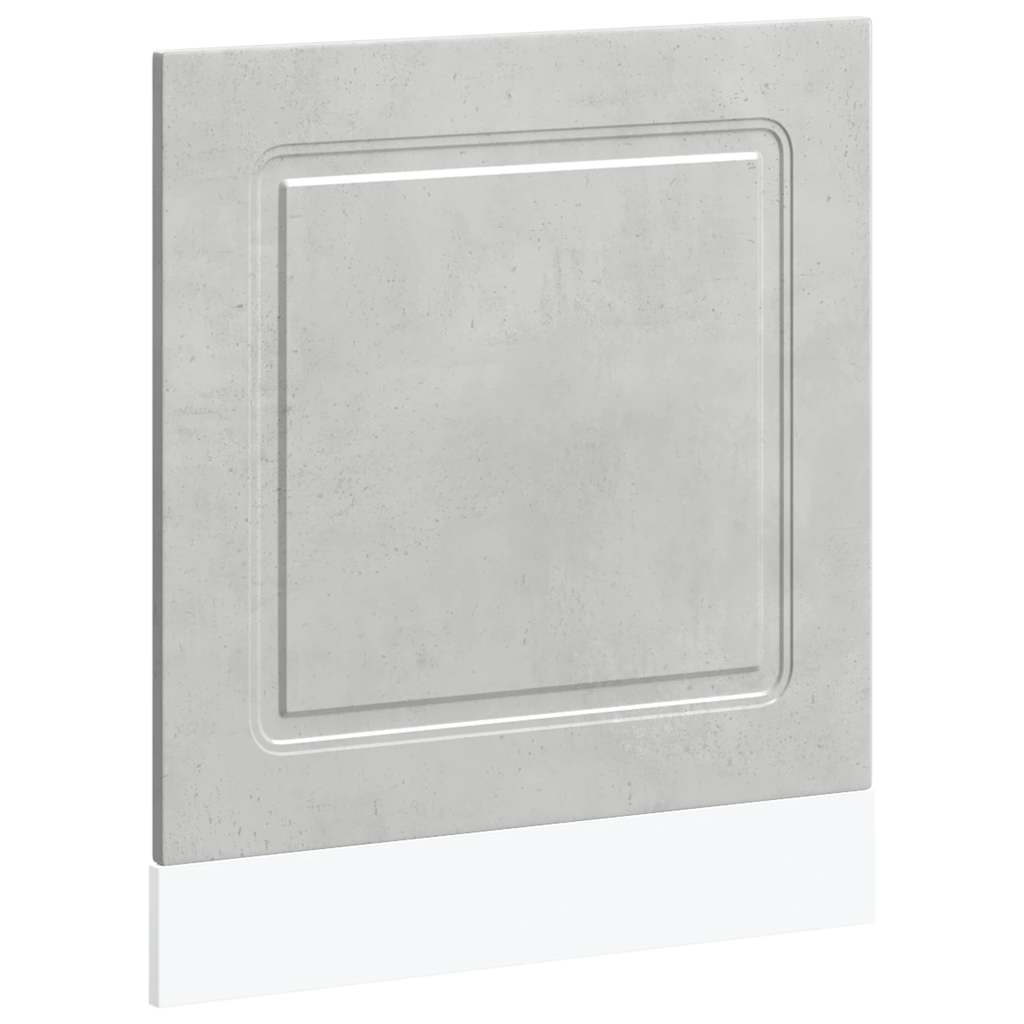 Dishwasher Panel Kalmar Concrete Grey 60x1.5x57 cm Engineered Wood