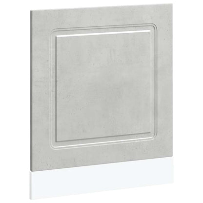 Dishwasher Panel Kalmar Concrete Grey 60x1.5x57 cm Engineered Wood