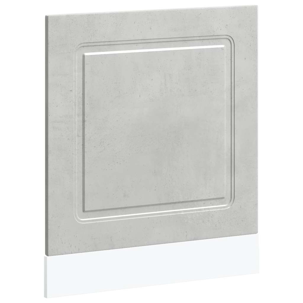Dishwasher Panel Kalmar Concrete Grey 60x1.5x57 cm Engineered Wood
