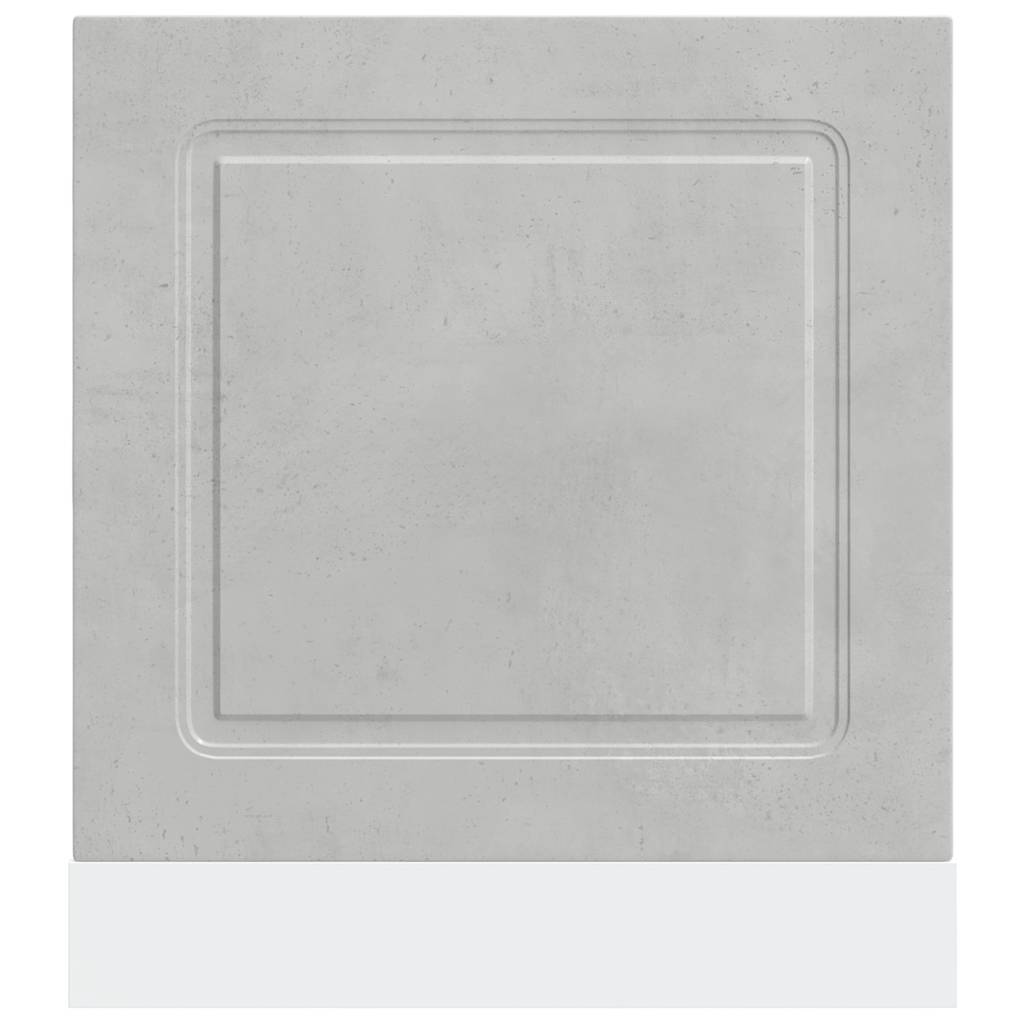Dishwasher Panel Kalmar Concrete Grey 60x1.5x57 cm Engineered Wood