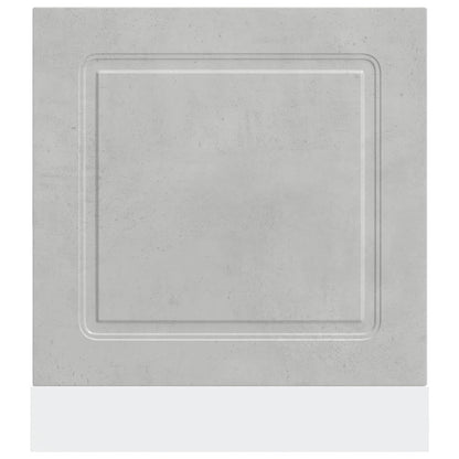 Dishwasher Panel Kalmar Concrete Grey 60x1.5x57 cm Engineered Wood