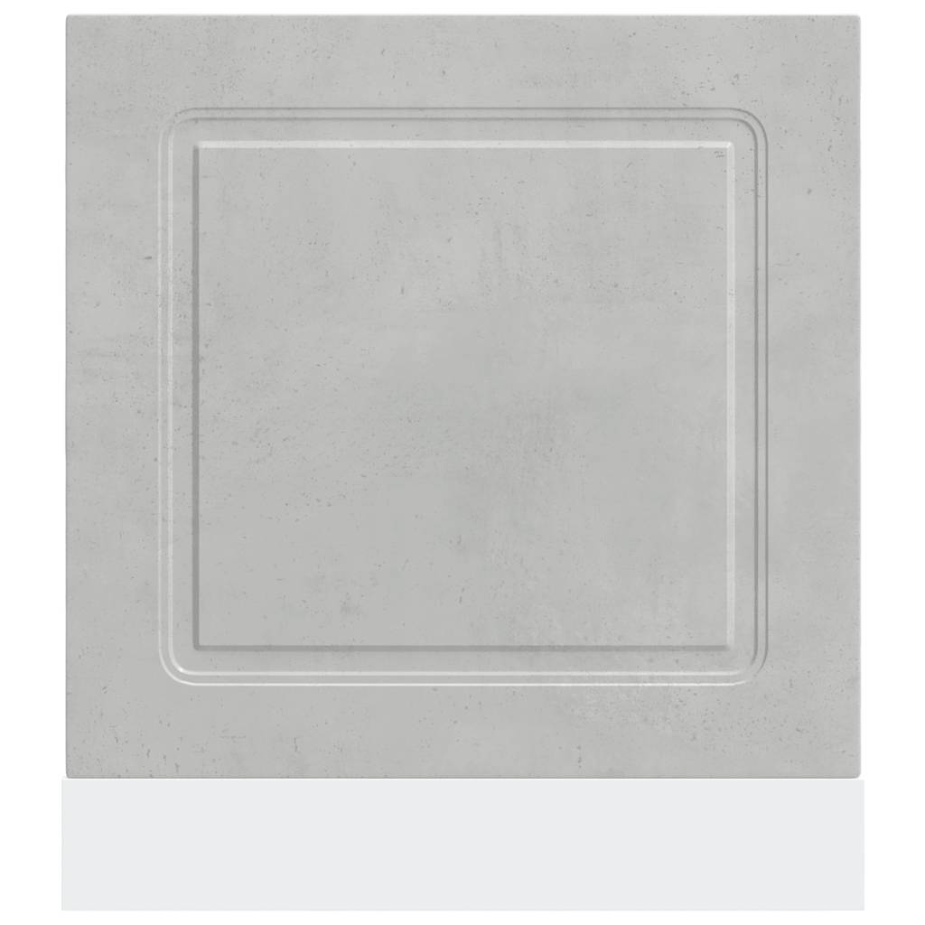 Dishwasher Panel Kalmar Concrete Grey 60x1.5x57 cm Engineered Wood