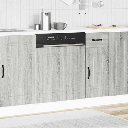 Dishwasher Panel Kalmar Grey Sonoma 60x1.5x57 cm Engineered Wood